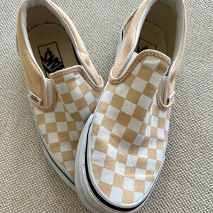 Vans Yellow Classic Check Slip On
